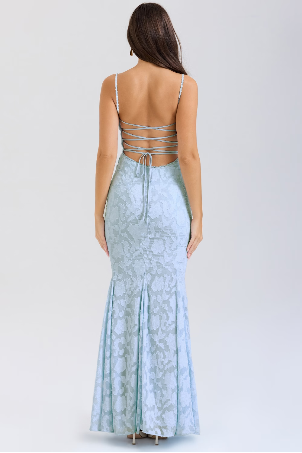 Vestido Longo Rendado com Amarrações Modern Joan - GOLDEN ERA